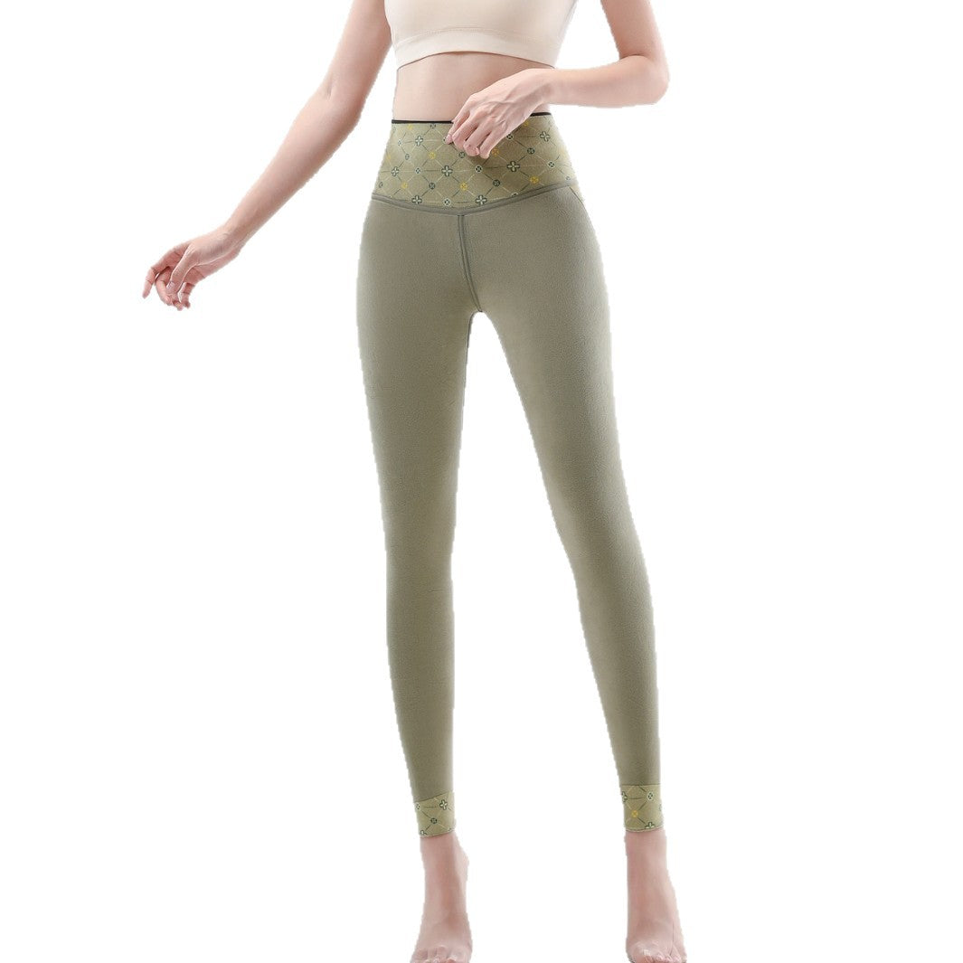 AutumnWinter Fleece-Lined Thickened Butt-Lifting Slimming Outerwear Yoga Leggings