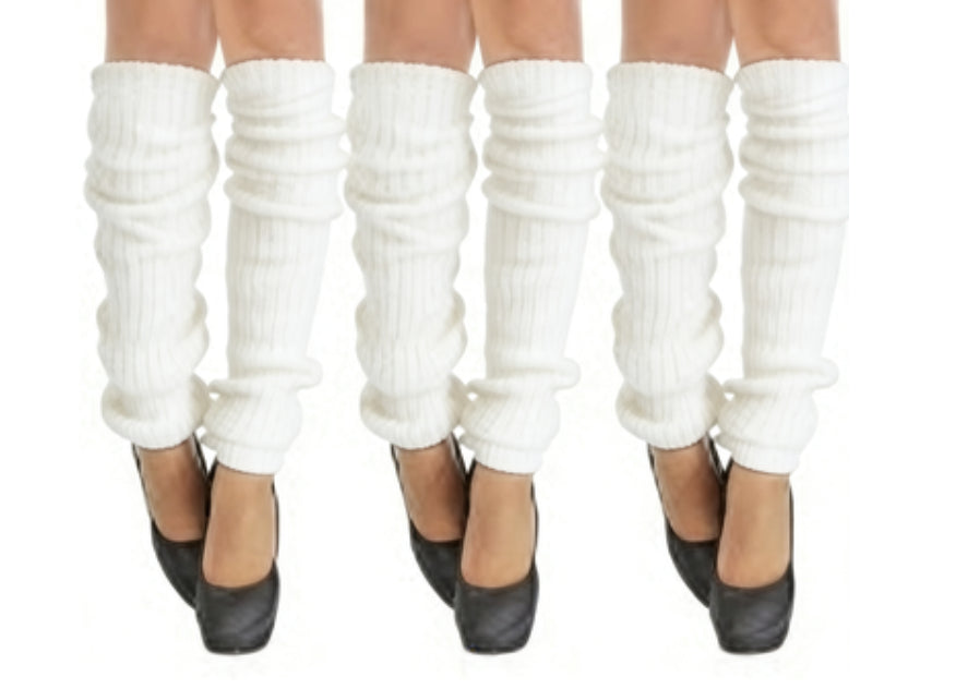 Women's Comfortable Ribbed Leg Warmers Machinewashable