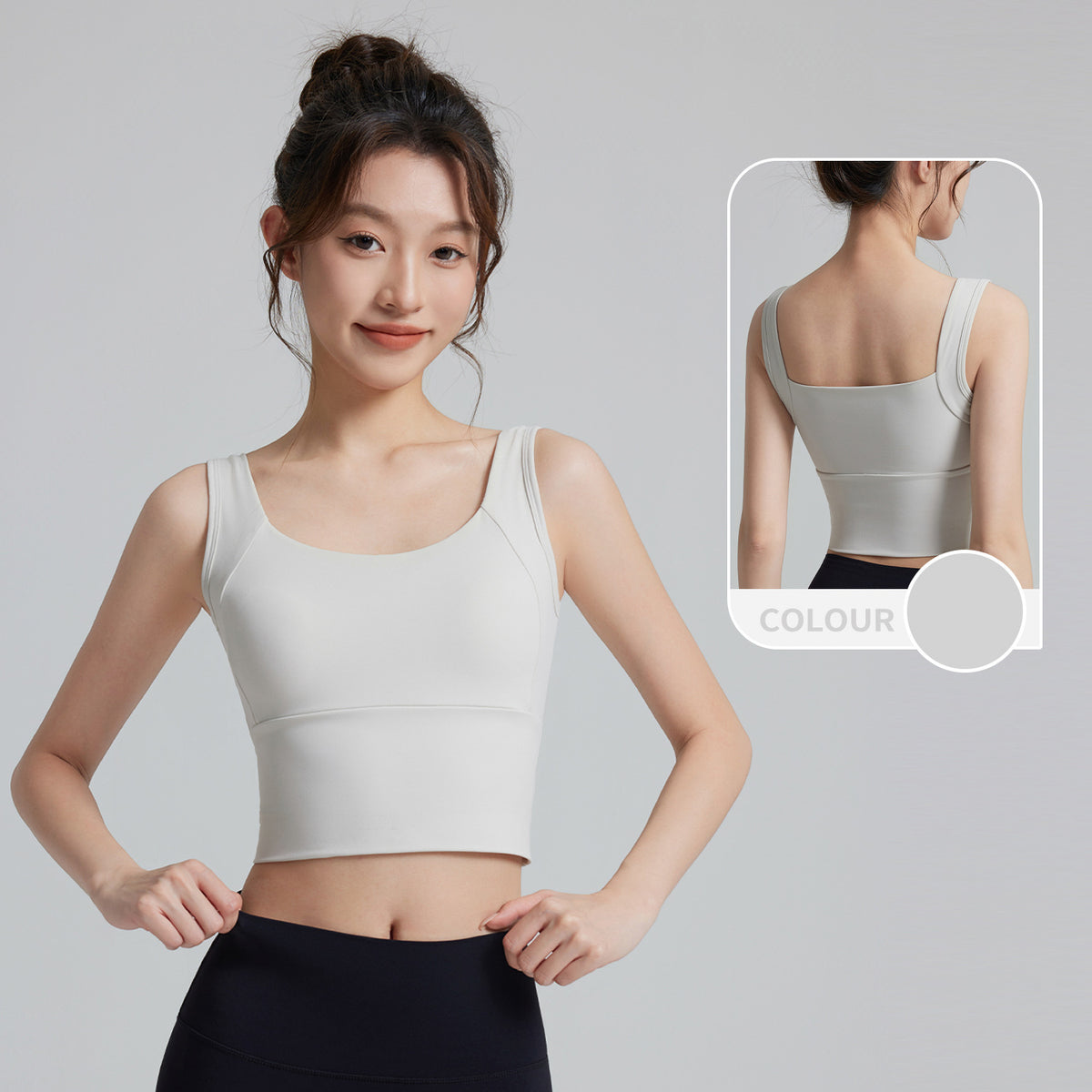 Womens Casual Yoga Tank Sports Top