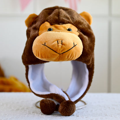 Cartoon Animal Plush Earflap Hat