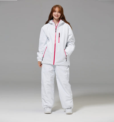 Unisex Windproof And Waterproof Loose-fitting Fashionable Ski Suit Set