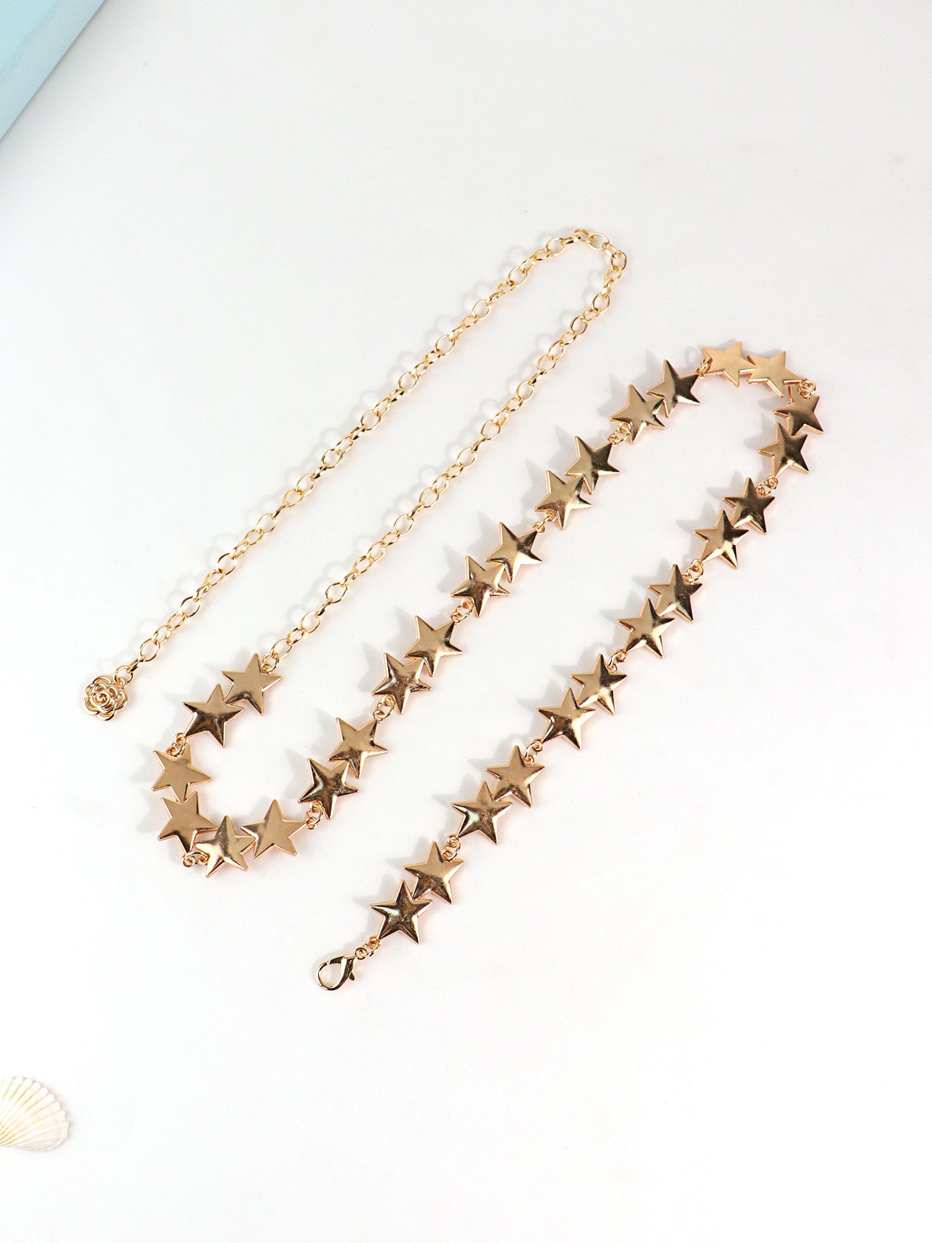 2025 New Retro Metal Star Waist Chain Women's Accessory