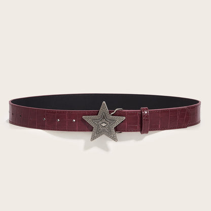 Personalized Subculture Black Waist Belt