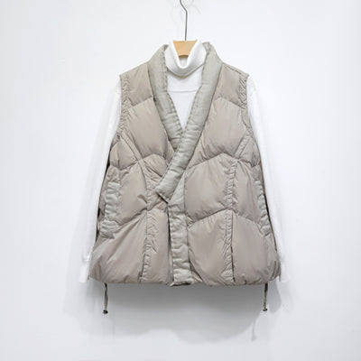 90 Down Solid Color Stand-collar Vest Women's Down Jacket