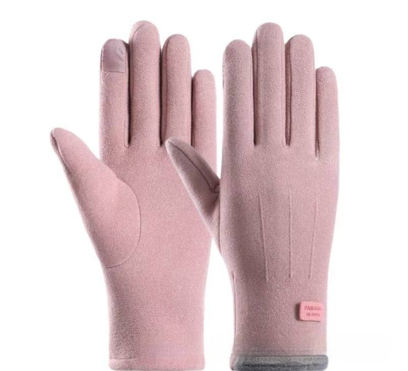 Gloves Autumn And Winter Outdoor Keep Warm Velvet Cold Protection Cycling