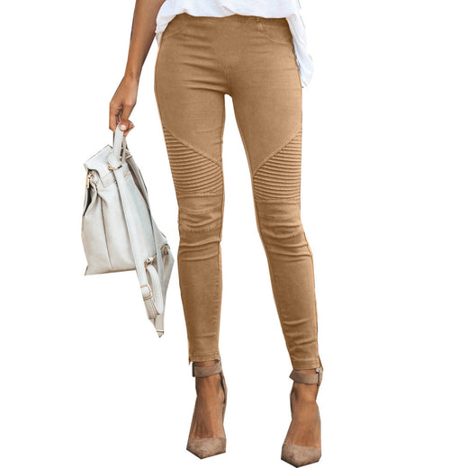 Stylish Womens Casual Slim-fit Stretch Pants