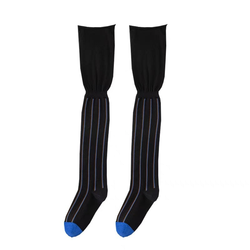 Lady's Colorful Striped Over-the-knee Socks