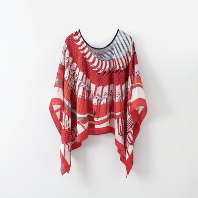 Pullover Shawl Outerwear Cover-up Multifunctional Scarf