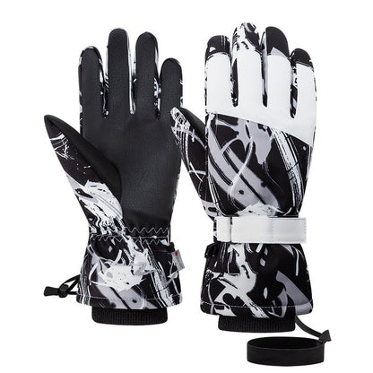 Ski Gloves Men And Women Touch Screen Waterproof Warm Cycling Outdoor