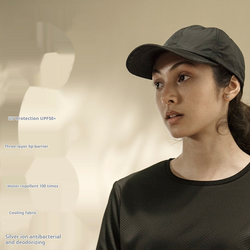 Outdoor Water-repellent Functional Cap Ag Silver-ion Antibacterial UPF50