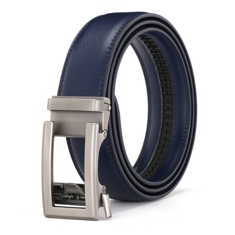 Men's Genuine Leather Belt Alloy Youth Business