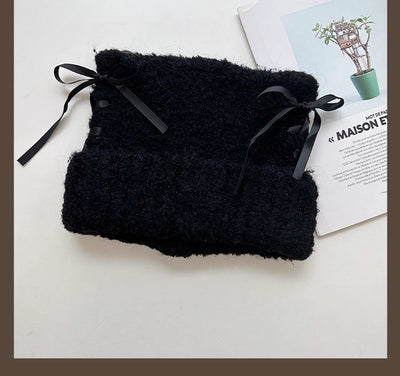 Bow-knot Knitted Casual Hat For Women