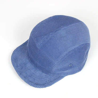 Pure Cotton Corduroy Five-panel Cap Short Brim 5-panel Baseball Cap