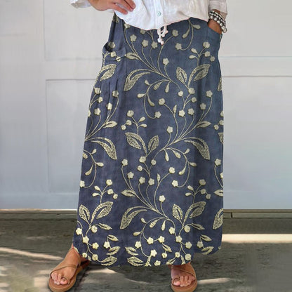 Casual Retro Floral Vacation Dress With A Sophisticated Work-appropriate Vibe