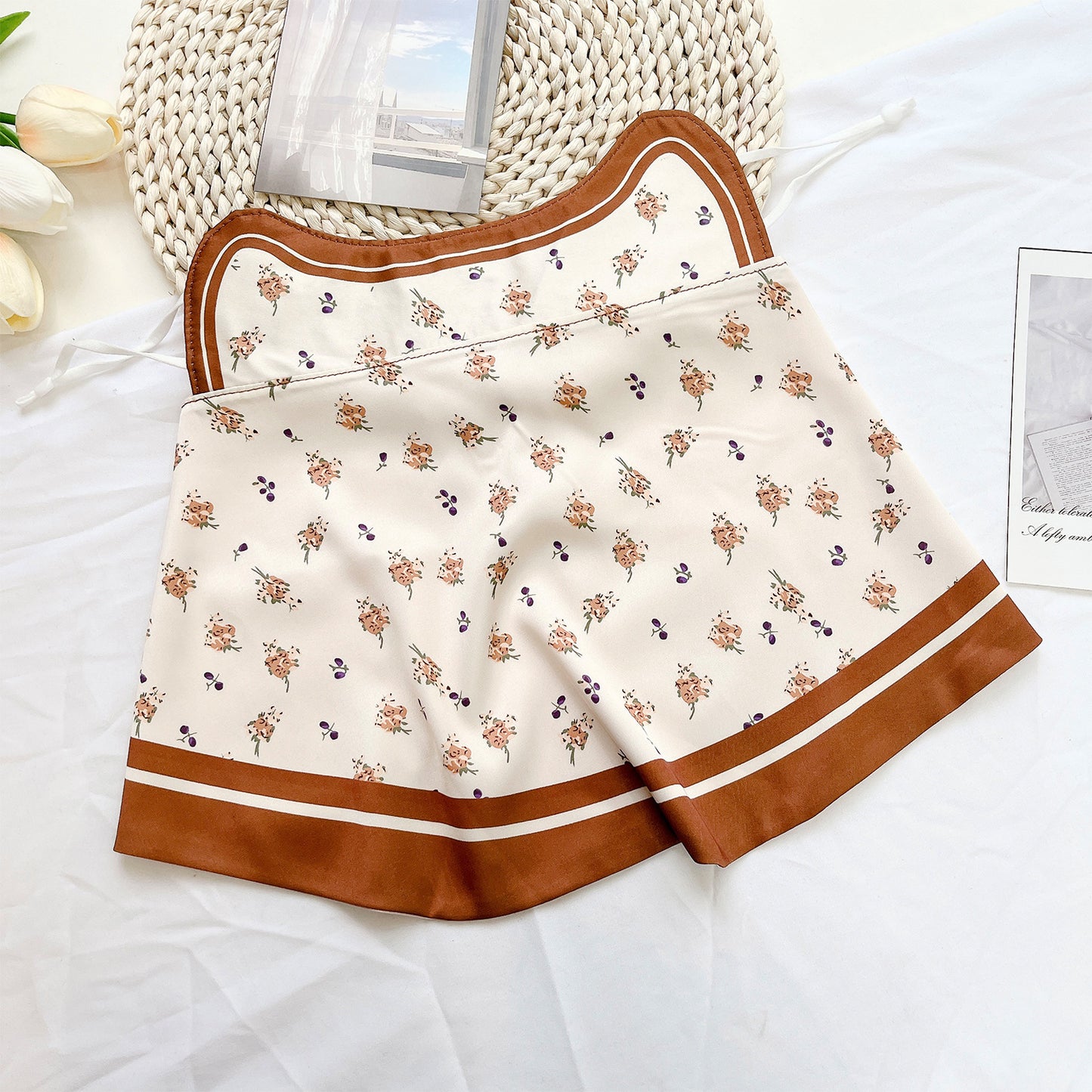 Female Printed Breathable Eye Corner Protection Summer Sunscreen Mask