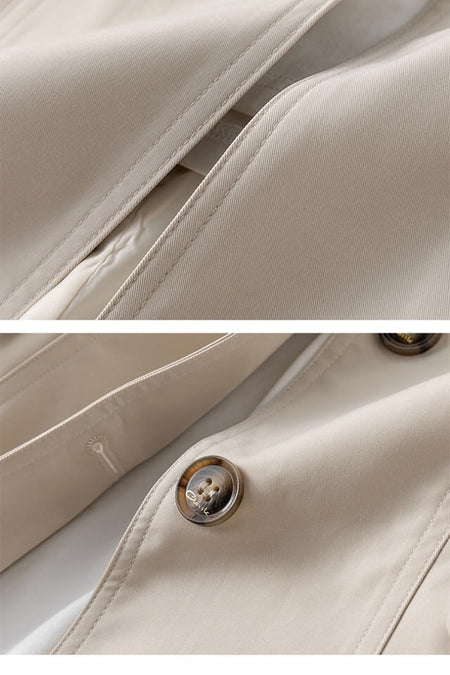 Trench coat women's new spring and autumn coat Korean style slim long