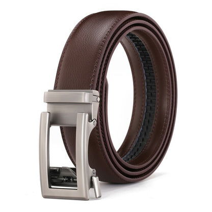 Men's Genuine Leather Belt Alloy Youth Business