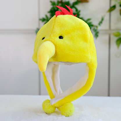 Cartoon Animal Plush Earflap Hat