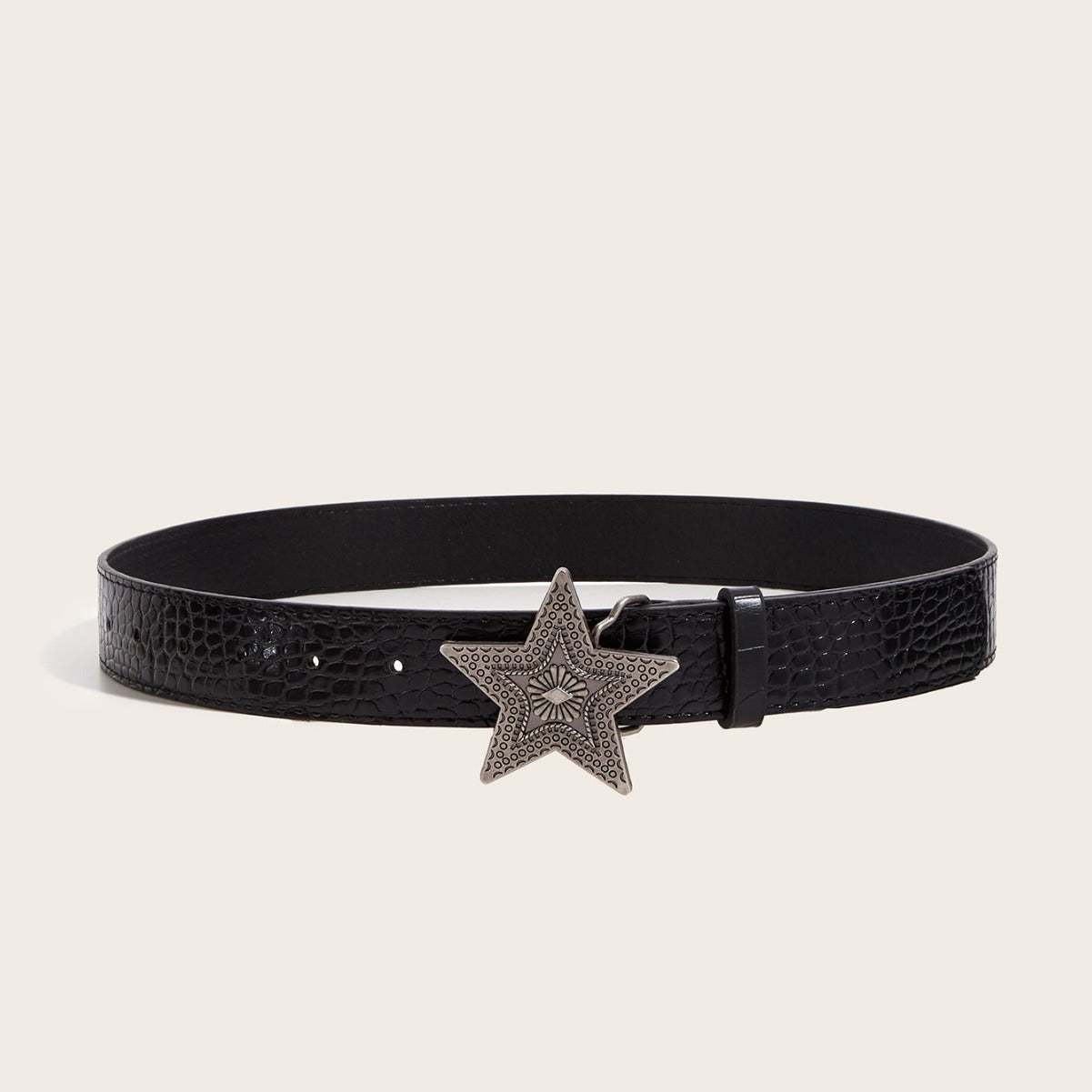 Personalized Subculture Black Waist Belt