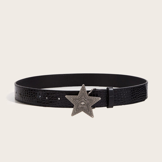 Personalized Subculture Black Waist Belt