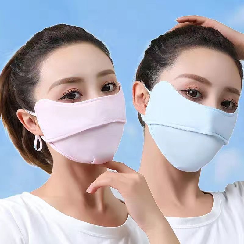 Ice Silk Sunscreen Mask UV Protection