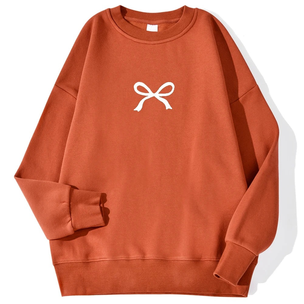 Womens Printed Pullover Casual Sweatshirt Top