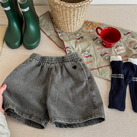 Girls Summer Denim Jeans Boys Shorts