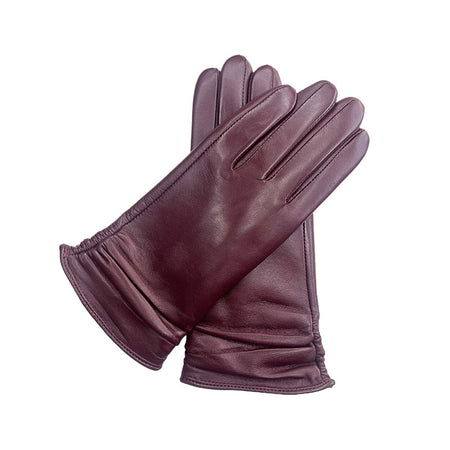 Women's Color Sheepskin Gloves Touch Screen