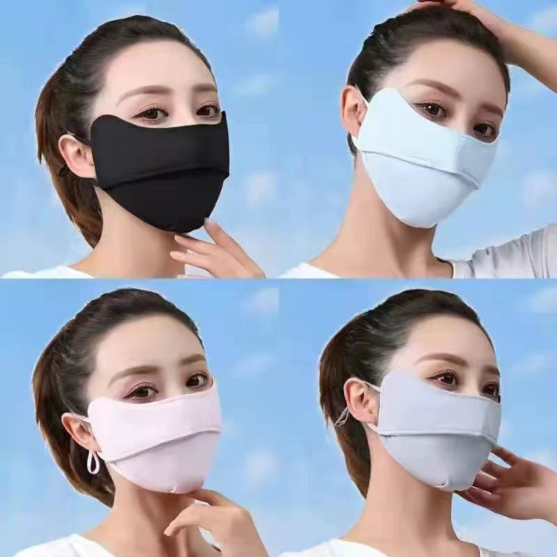 Ice Silk Sunscreen Mask UV Protection