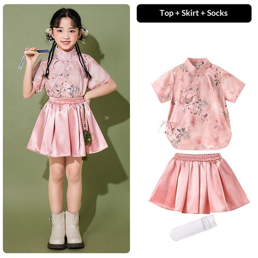 Chinese Style Design Childrens Outfit Set