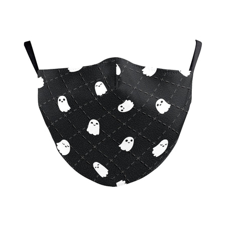 Digital Printing Halloween Skull Pumpkin Creative Design Double-layer Dustproof Mask