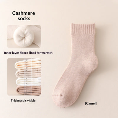 Fleece-lined Thick Sleep Maternity Socks Wool Socks