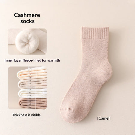 Fleece-lined Thick Sleep Maternity Socks Wool Socks