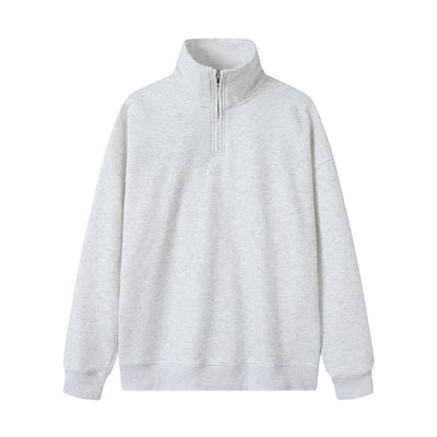 Women's  Premium Half-zip Stand-up Collar Hoodie