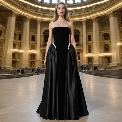 Design A Strapless Maxi Dress For Women