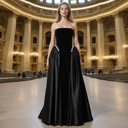 Design A Strapless Maxi Dress For Women