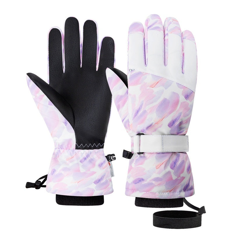 Ski Gloves Men And Women Touch Screen Waterproof Warm Cycling Outdoor