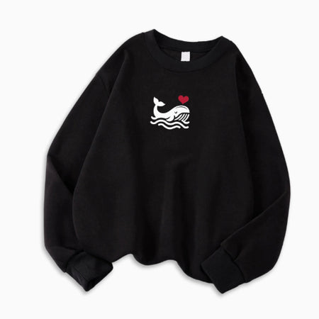 Womens Casual Sweatshirt With Print Cozy Hoodie For Fall Soft Wool Blend