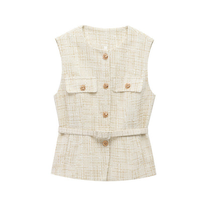 Women's Knit V-neck Vest