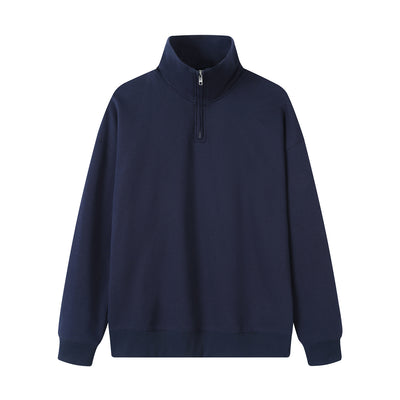Women's  Premium Half-zip Stand-up Collar Hoodie