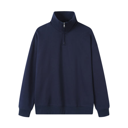 Women's  Premium Half-zip Stand-up Collar Hoodie