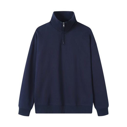 Women's  Premium Half-zip Stand-up Collar Hoodie
