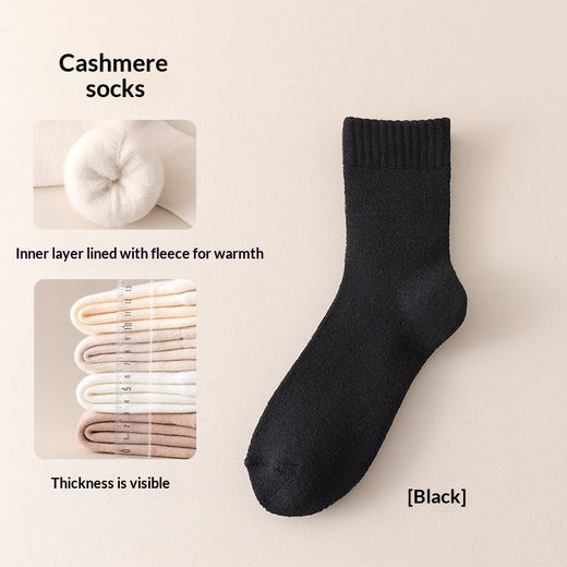 Fleece-lined Thick Sleep Maternity Socks Wool Socks