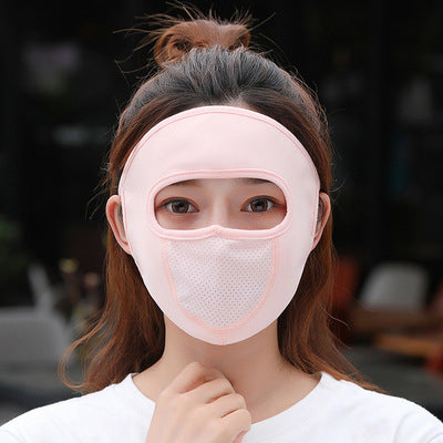 Ice Silk Sunscreen Mask UV Protection