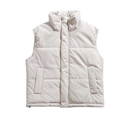 Women's Stand-Up Collar Thickened Waistcoat Warm Vest