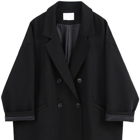 Korean Style Thin Looking Fashion Ins Vintage Blazer