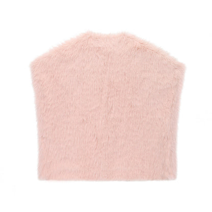 Autumn Fashion Faux Fur Effect Short Vest