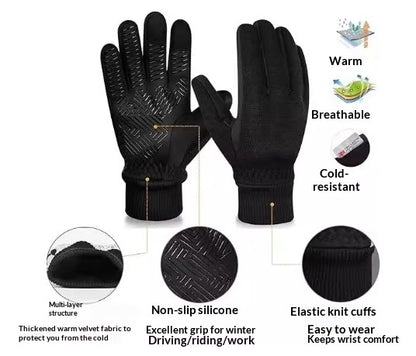 Men's And Women's Winter 3M Thinsulate  Warm Running Bicycle