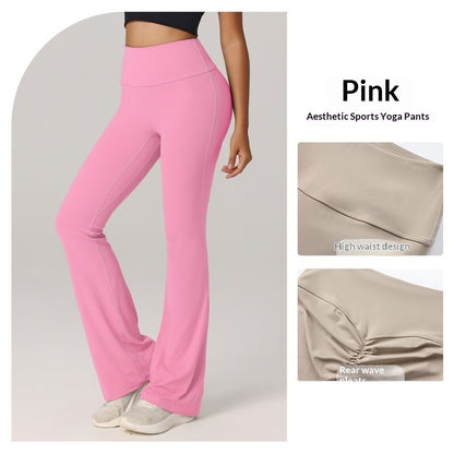 Butt-lifting Fitness Flared Yoga Running And Pilates Pants