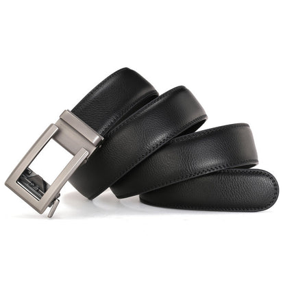 Men's Genuine Leather Belt Alloy Youth Business